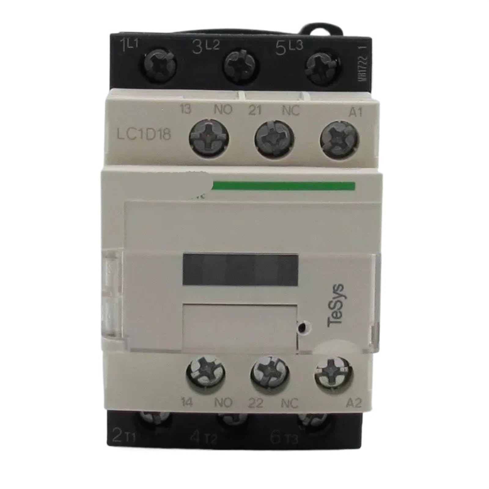 RCGKNNMUZ 1Pcs TeSys D 3-ploe Contactors-Motor Control Category AC-3 LC1D18*7C AC24V-380V 18A 50/60HZ(LC1D18F7C 110V)