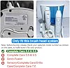 Cabezales de Repuesto para Cepillo de Dientes Waterpik Complete Care 5.0 WP-861 y CC-01 | Paquete de 4, Blanco, con Tapas, Compatible con Waterpik Complete Care 5.0 (WP-861, WP-871, WP-876, WP-881, WP-890) y 9.0 (CC-01CD012-1) 1 Unidad (Paquete de 4) 4