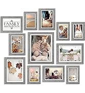 Picture Frames Set for Wall Decor- 12 Pack Gallery Collage Photo Frames Set, Wall Mounting Includ...
