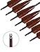 PANDARUS Archery 31-Inch Carbon Hunting Arrows, 4-Inch Turkey Feather Fletching with Replaceable Points, Targeting Practice Arrows Spine 500 for Recurve & Traditional Bows (12 Pack)