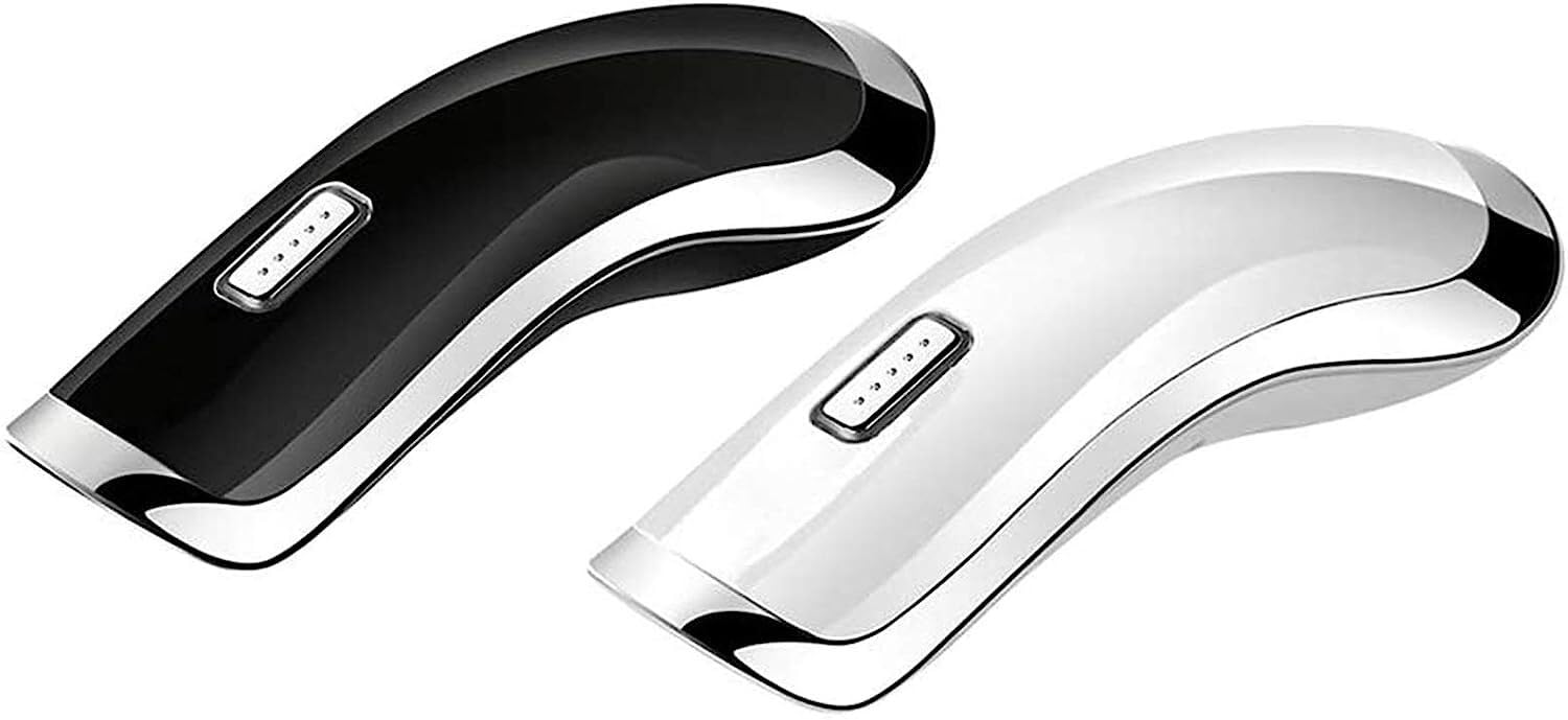 Ręczny skaner kodów kreskowych Mysz Bluetooth Skaner kodów kreskowych Bezprzewodowy ręczny przenośny skaner kodów kreskowych 1D 2D Dostępny w 2 sztukach