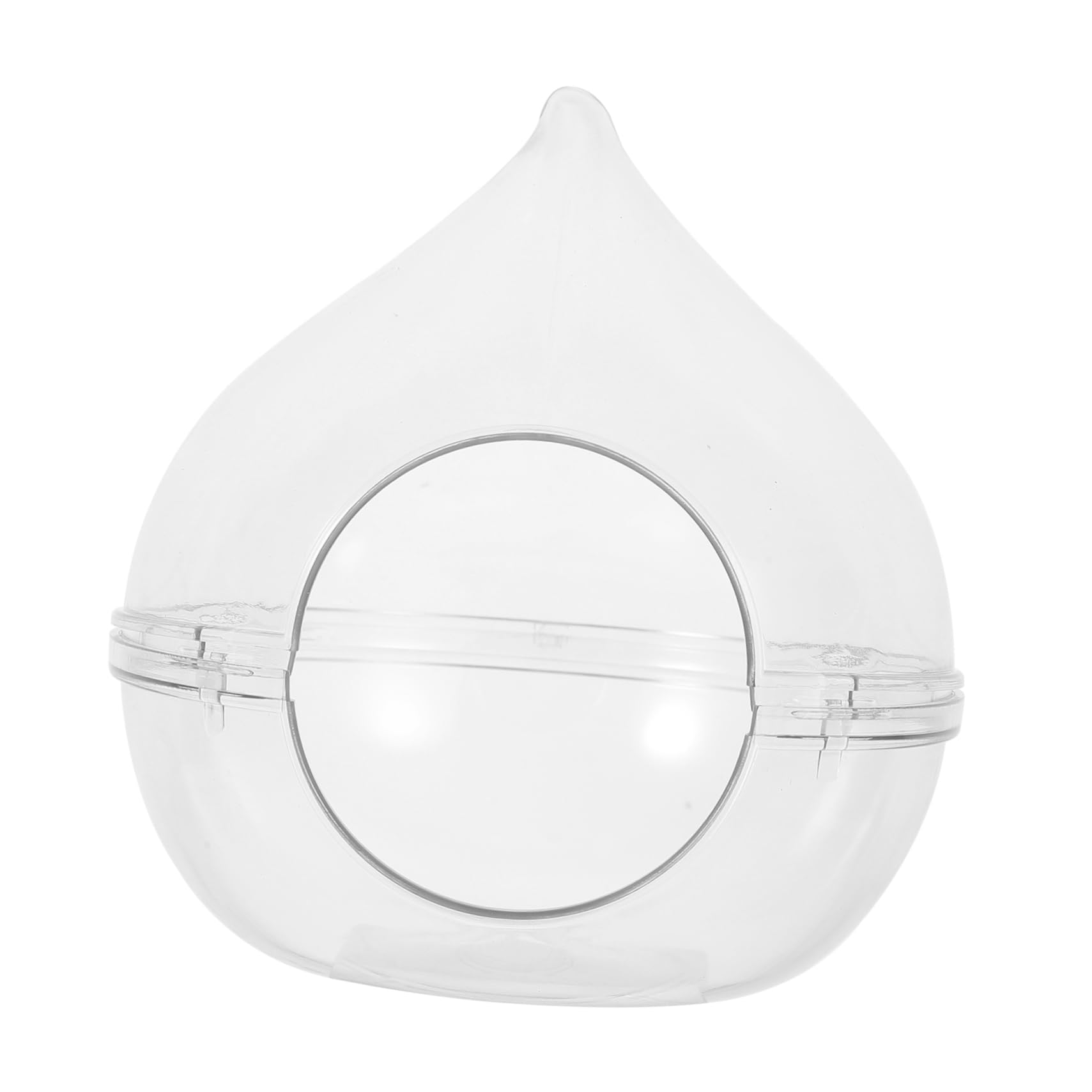 CORHAD Hamster Bath Container Premium Acrylic Hamster Bathroom Transparent Washroom Chinchillas and Pets Durable and Lightweight Design Non Slip Base for Stability