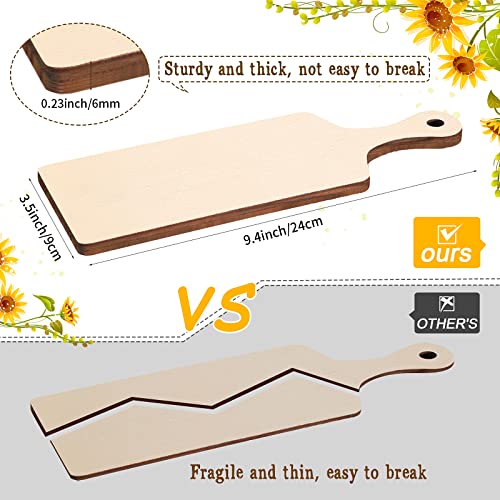 8 Piezas Tabla de Cortar de Madera con Mango 24x9 cm miniatura 2