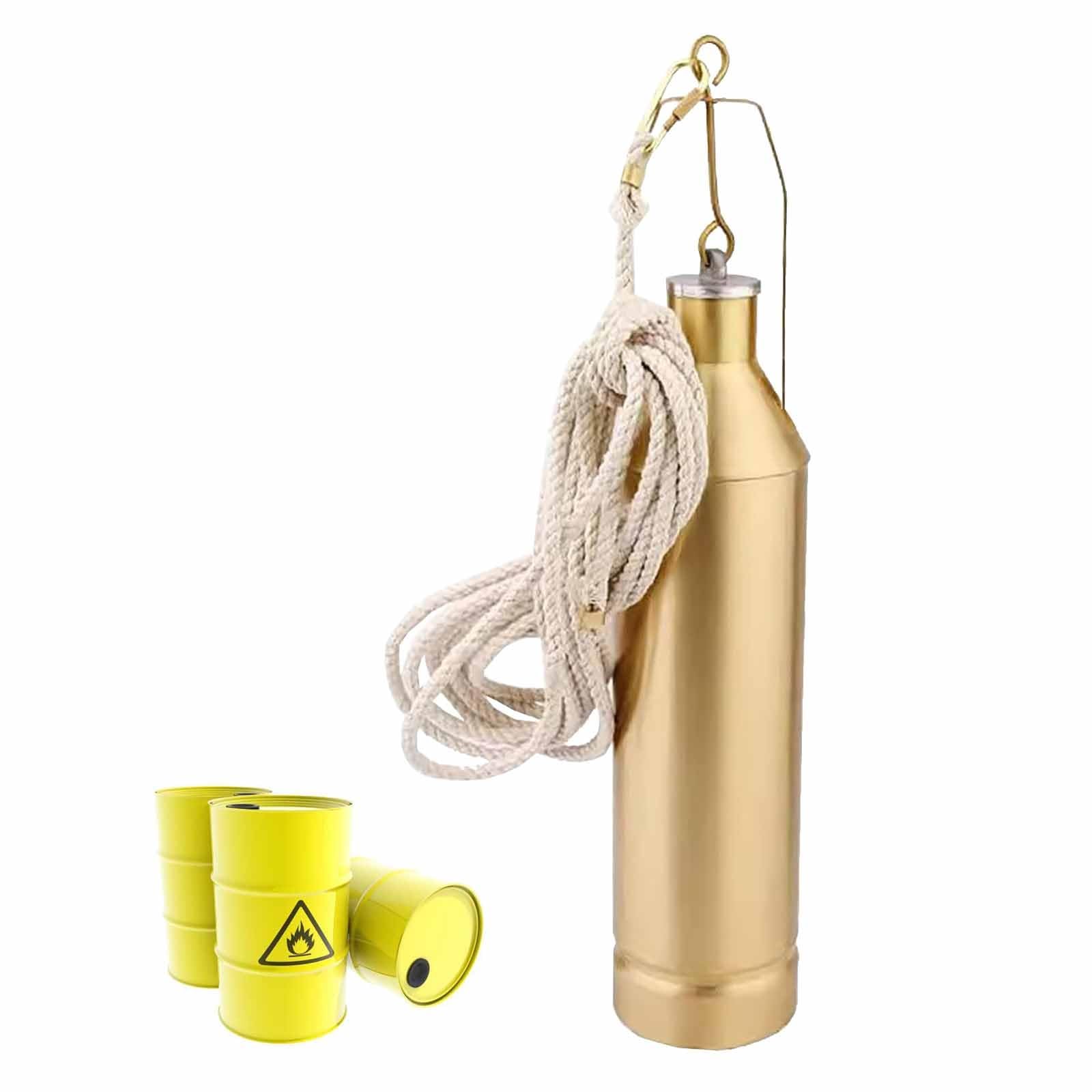 Échantillonneur à corde antistatique pour sécuriser le flacon d'échantillon d'huile