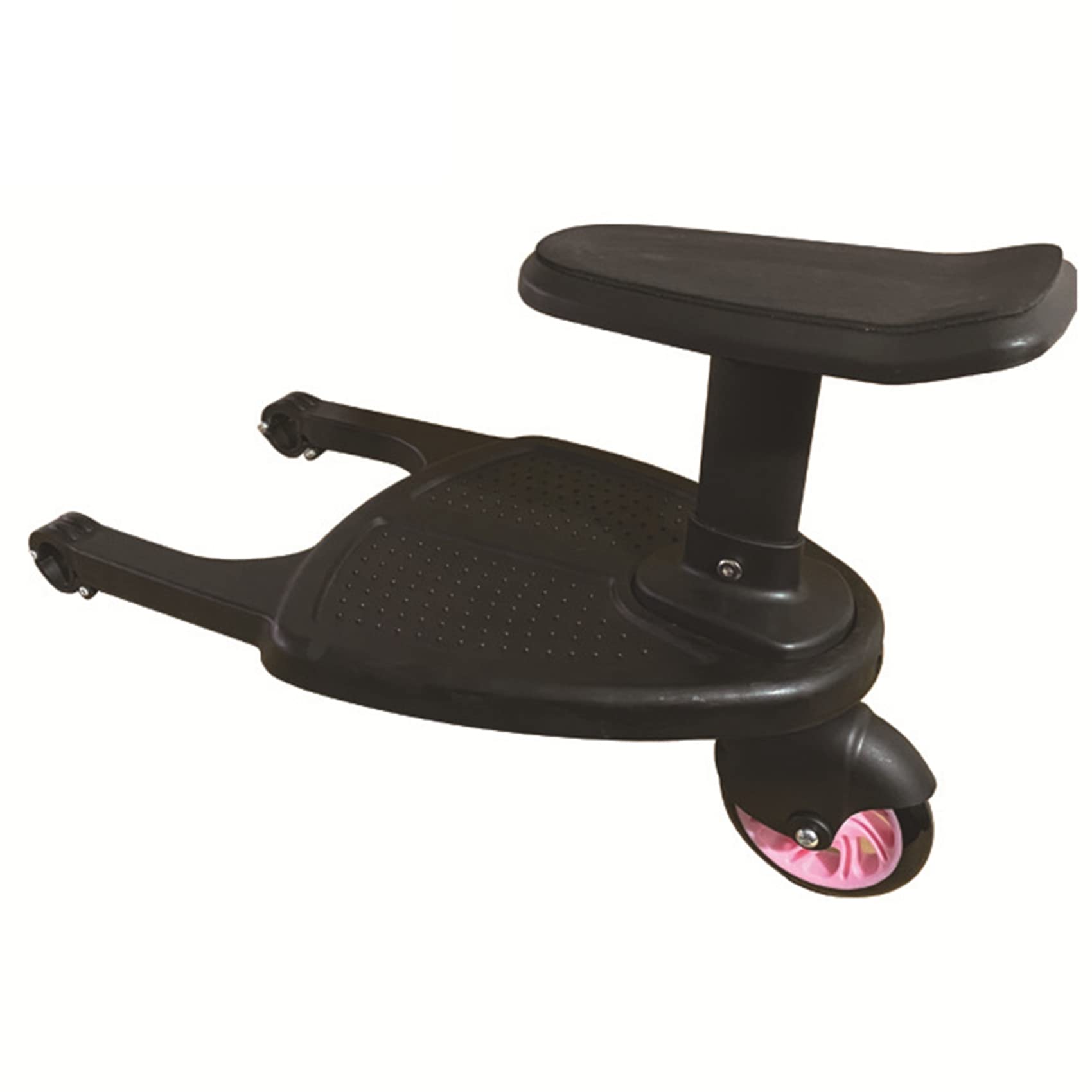 Tlilyy Cochecito de Carrito Ruedas Tablero para NiñOs Tablero de Ruedas Cochecito Soporte de Paseo en Placa Asiento Desmontable Azul