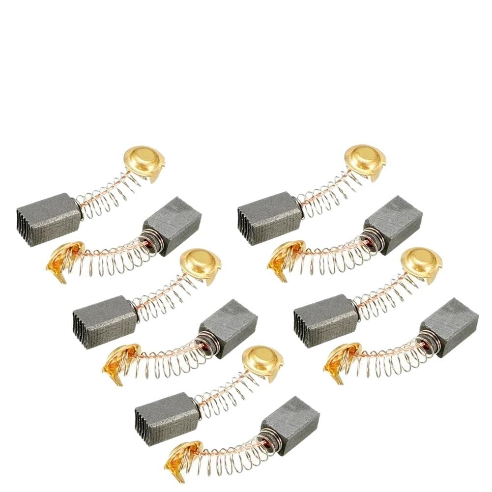 10 szt. elektronarzędzi szczotki węglowe silnik grafitowe szczotki do młota elektrycznego część zamienna 13 x 7,5 x 6,5 mm