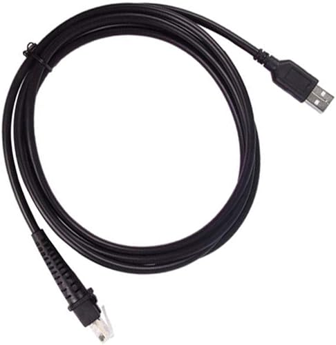 Miniatura 4 de Cable USB para escáner de código de barras Datalogic Datalogic D100 GD4130 QD2130 GD4430 QW2120 QD2100 6 pies recto
