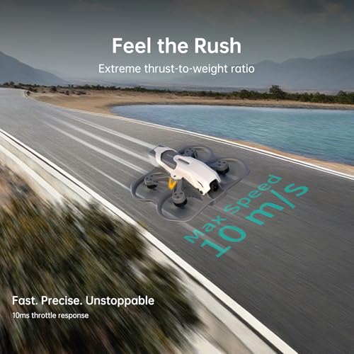 CADDXFPV Protos FPV Drone RTF Kit, Built-in Walksnail 6g VTX, 1080p/60fps HD Digital Video Transmission, 4.5" FPV Goggles Screen, 3-in-1 Charging Hub for 3 Batteries, Supports 3 Flight Modes, Perfect FPV Gift for Beginners & Freestyle Racing - Image 4