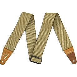 Fender WeighLess™ Sangle de guitare en tweed – Èlastique – Naturel - Les Beatles, Paul McCartney, John Lennon, RIngo Starr, George Harrison Fender WeighLess™ Sangle de guitare en tweed - Èlastique - Naturel – Image 3