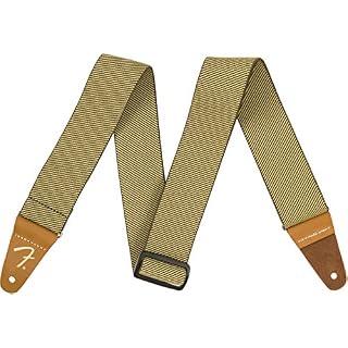 Fender WeighLess™ Sangle de guitare en tweed – Èlastique – Naturel - Les Beatles, Paul McCartney, John Lennon, RIngo Starr, George Harrison Fender WeighLess™ Sangle de guitare en tweed - Èlastique - Naturel – Image 3