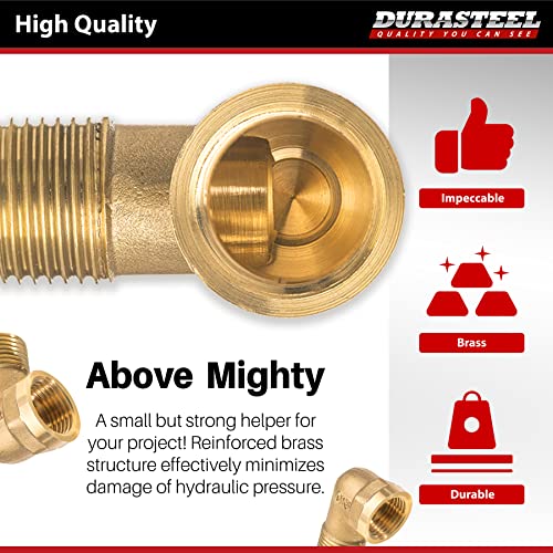 Wall Mount Faucet Installation Kit - Durasteel Commercial Kitchen Faucet Mounting Adapter Set For 1/2-Inch Ips Female Inlet - Space Saving Backsplash Kit #TOP4