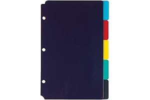 1InTheOffice Mini Binder Dividers for better organizing