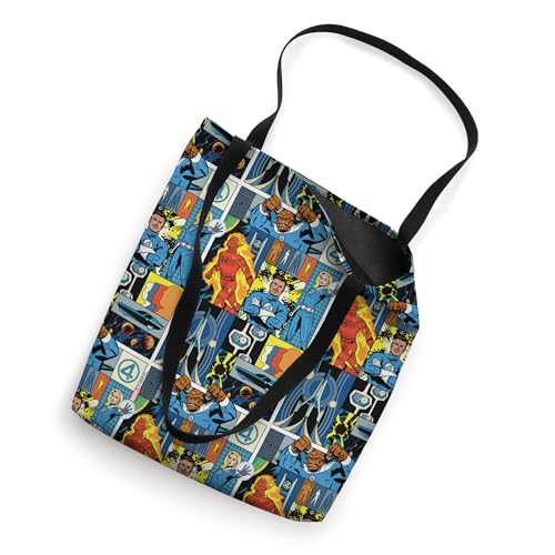 Marvel Studios The Fantastic Four Retro Collage Tote Bag miniatura 2
