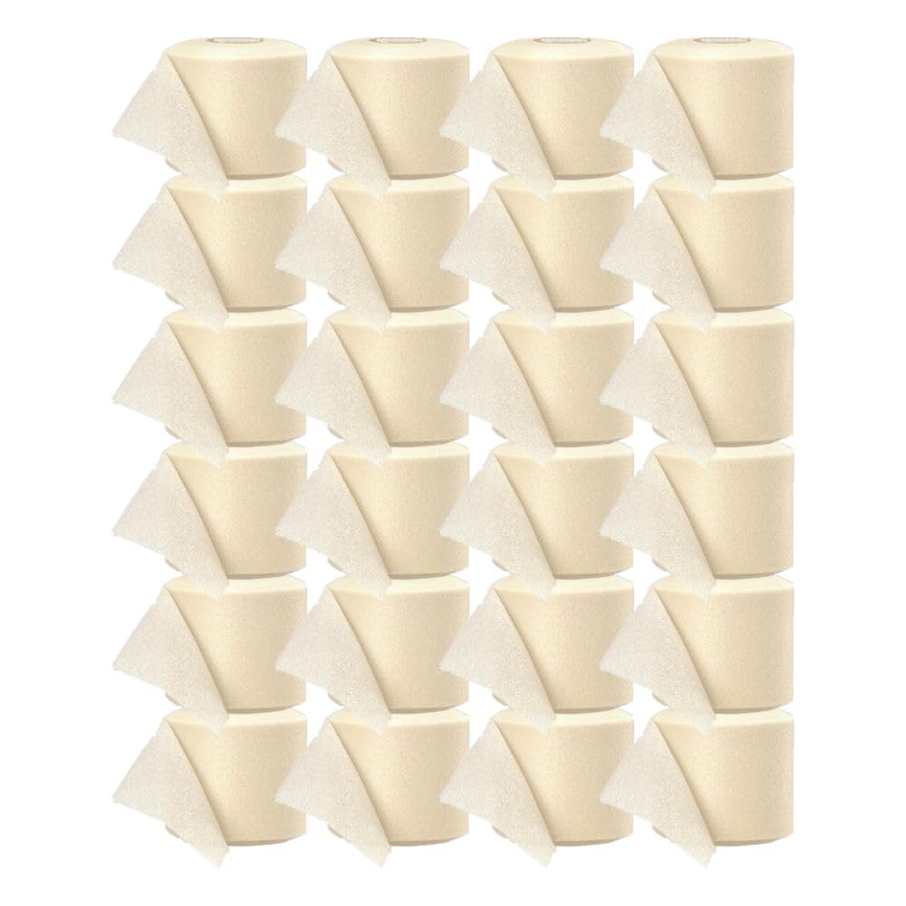 SPAS salvapelle pre taping elastico sottobenda protettiva per bendaggi sportivi e taping protezione pelle per caviglia, dita e articolazioni in schiuma poliuretanica | 7 cm x 27,5 m 24 pz