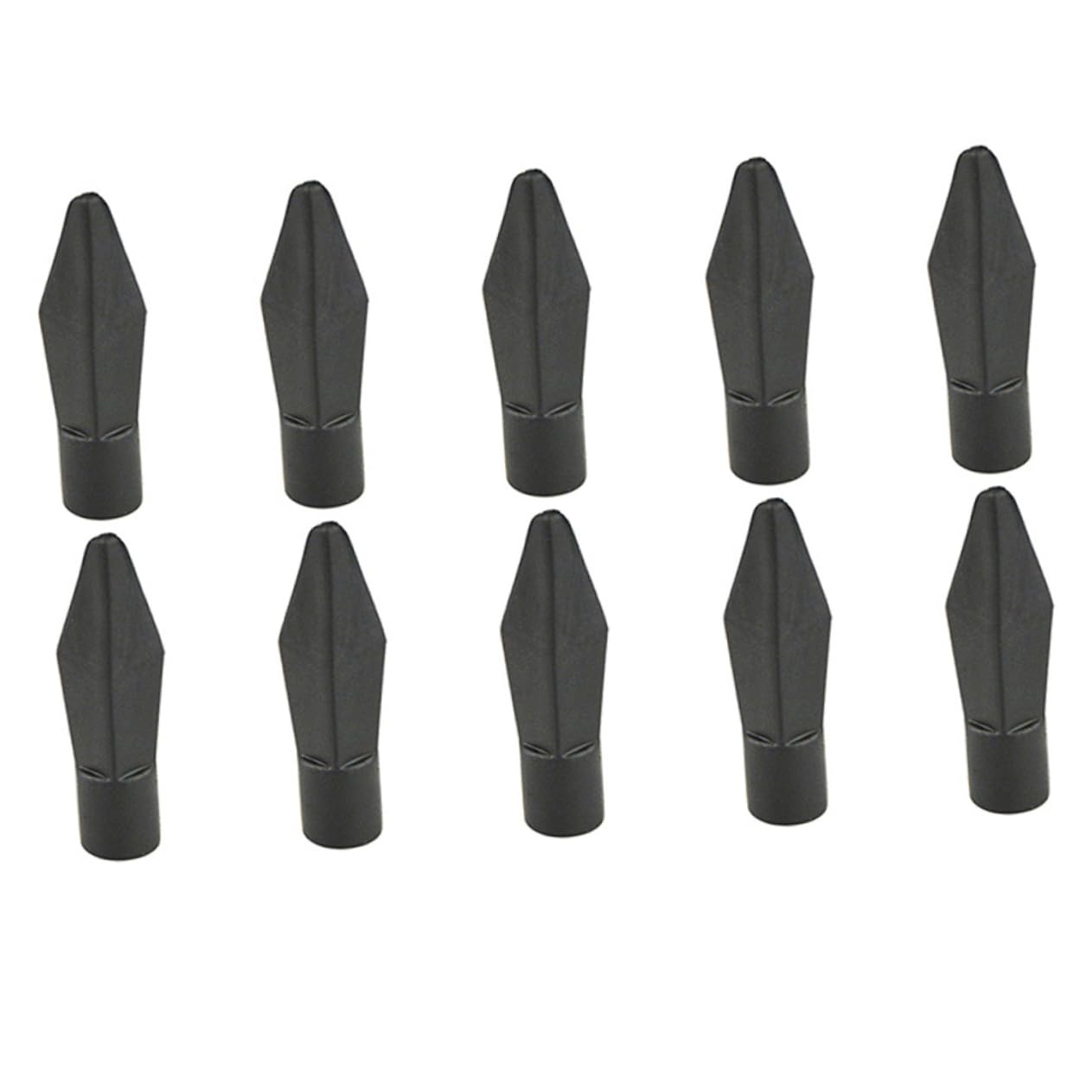 Toddmomy for Kids 10pcs Soft Rubber Arrowheads Training Arrows Nocks Versatile Game Accessories