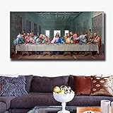 Earth Village Art Leonardo Da Vinci The Last Supper HD Print On Canvas Huge Wall Picture