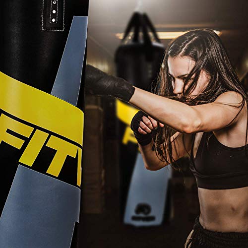 FITVEN Punching Bag for Man Women Kids, Indoor/Garden Boxing Bag, Pre-Filled Heavy Bag for MMA, Kickboxing, and Muay Thai - 50LB
