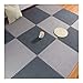 Produktbild ALGWXQ Teppich Interlocking Bodenfliesen Feuchtigkeitsbeständig Schall Anti-Fall Schlafzimmer Wohnzimmer 2 Farbkombinationen 1,0 cm dick, 60x60 cm (Color : B, Size : 60x60x1.0cm-4 pcs)