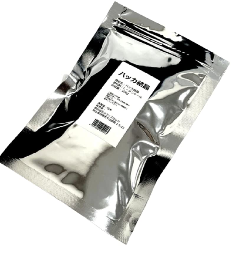 Amazon.co.jp: 【100g】ハッカ結晶 食品グレード 薄荷脳 メンソール