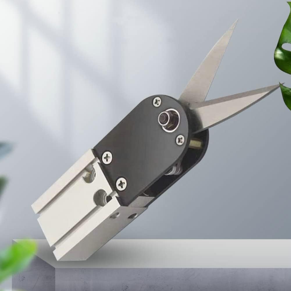 Nożyce pneumatyczne K12-K56, regulowane szybkie automatyczne nożyce pneumatyczne nożyce do kabli do tkanin elastyczne liny plastikowe blachy metalowe, czarne, K40