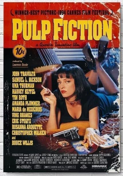 PULP FICTION 特大 ポスター 激レア 映画 タランティーノ 名作 Amazon.co.jp: 映画ポスター パルプフィクション Pulp Fiction