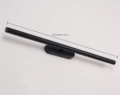 Miniatura 6 de Aplique de pared moderno de 20 pulgadas para tocador, 8 W, resistente al agua, para espejo de baño, luz blanca cálida Ajustable, ideal para vestidor