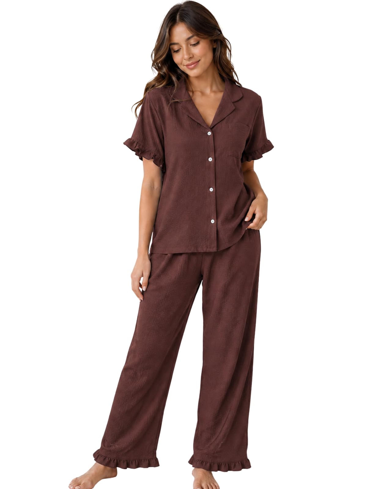 leriya fashion Women’s Co-ord Set | Summer Co ord Set for Women Stylish | Stylish Western Travel Outfit | Pajama Set & Night Dress | Casual Boho & Latest Night Suit Look-picture-38