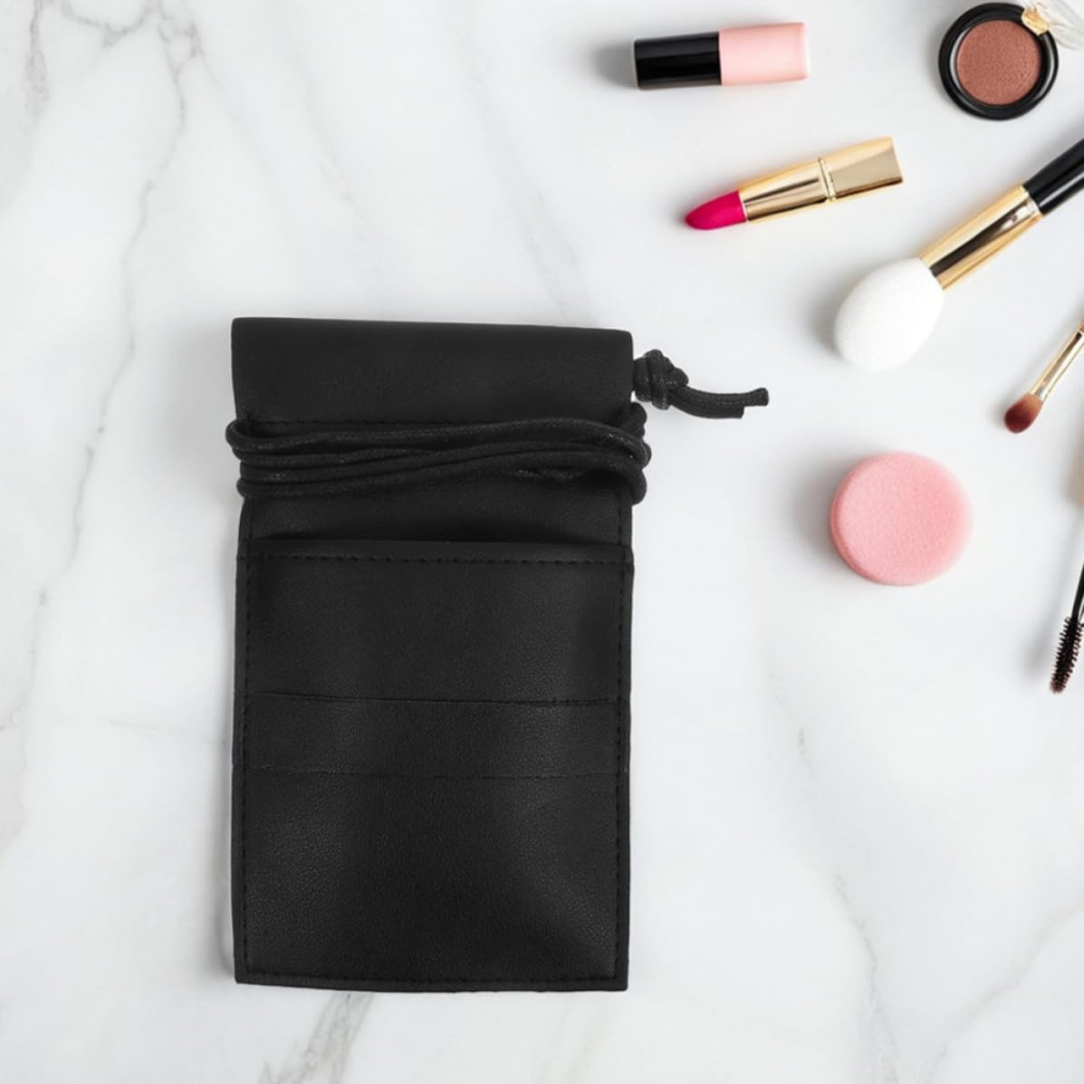 jojofuny 2pcs Portable Hairdressing Tool Bag Pu Scissors Storage Pouch with Large Capacity for Salon Use and Professional Hairdressers Stylish Hair Stylist Waist Crossbody Bag