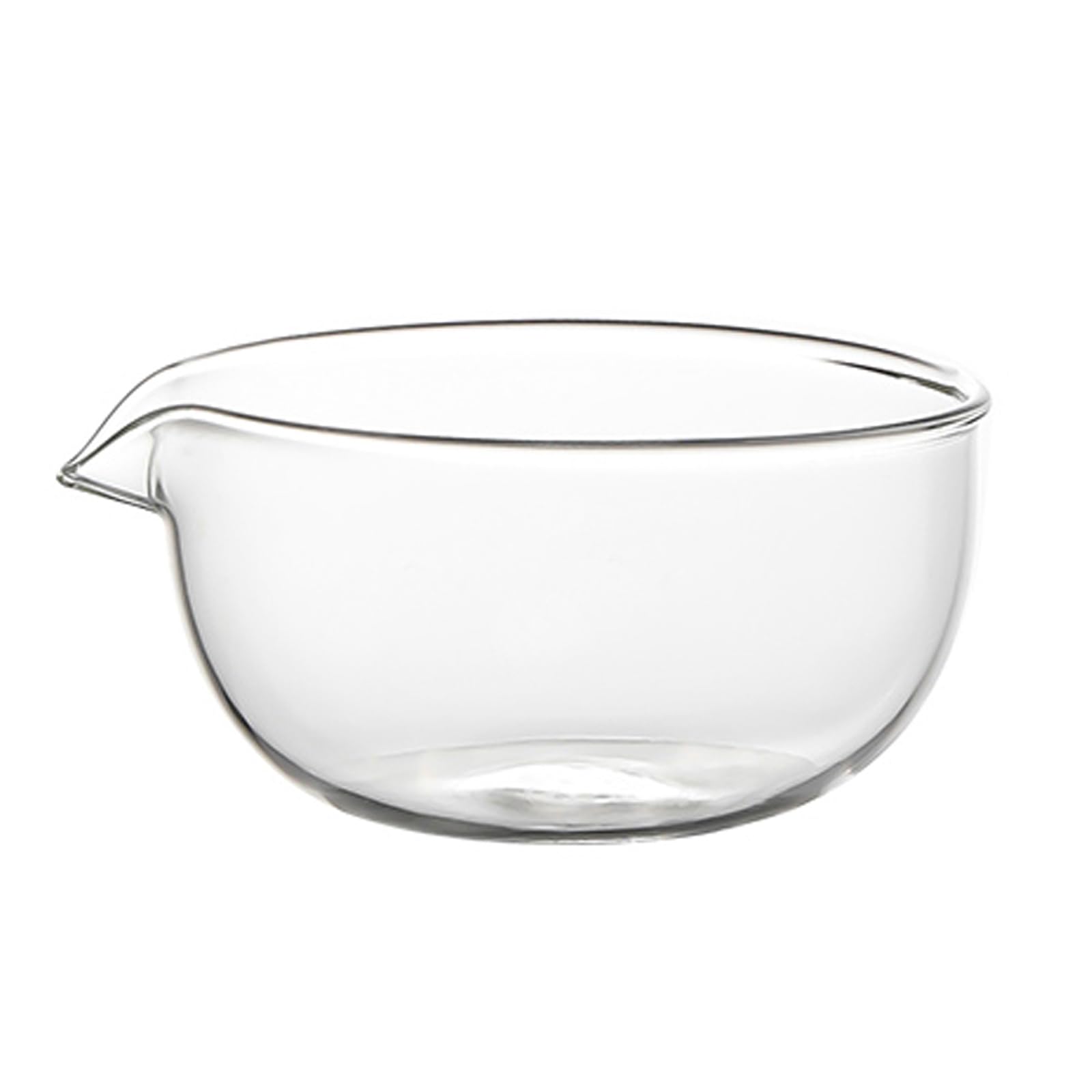 Glass Matcha Bowl, 13cm Traditional Tea Ceremony