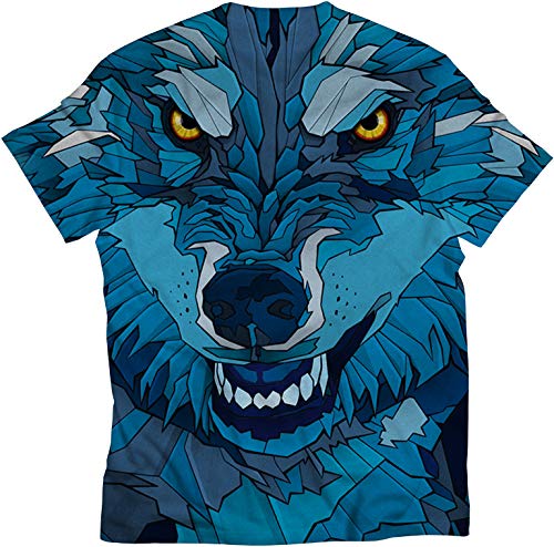 Image of STAND OUT All Over Printed Psychelic Trippy Animal T-Shirts