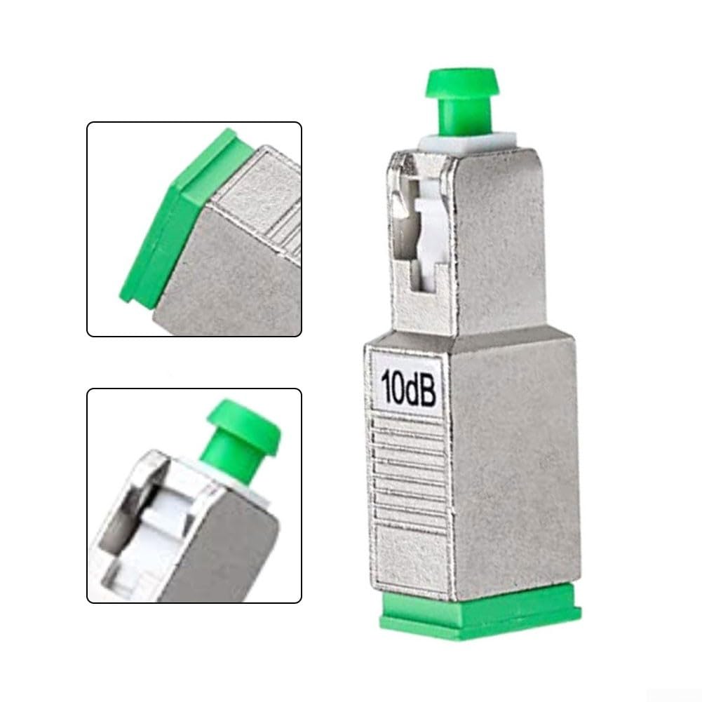 Attenuatori a fibra ottica SC/APC 10dB 10pcs compatibili con per sistemi di trasmissione e televisione, migliorando la stabilità e le prestazioni della rete