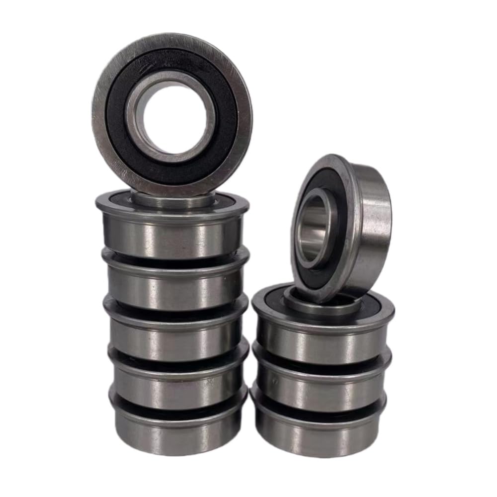 DEEG 10 PCS 5/8" x 1-3/8" flanged Ball Bearing Lawn Mower Wheel Bearings | Carts Wheel Bearing,Replacement for JD AM118315, AM35443, Stens 215-038, 215-061,Oregon 45-047, MTD 741-0141 ＆ Ariens 0546200-image-2