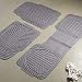 AmazonBasics - Alfombrilla de goma ultrarresistente para coches, todocaminos y camiones hecha...