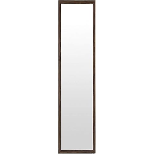 FANYUSHOW Full Length Mirror, 47x12 Inch Wall Mounted Mirror for Bedroom Bathroom Living Room Wall Décor,Brown