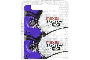2 x MAXELL SR626SW 1.55v Watch Battery - 377 Silver Oxide Officially Genuine Maxell