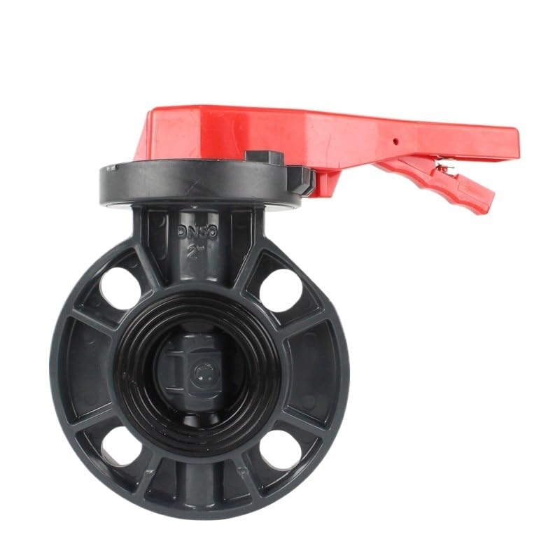 Butterfly Valve Clamped Handle Butterfly Valve Flange Clamped Acid and Alkali Resistant Manual Butterfly Valve(DN200)