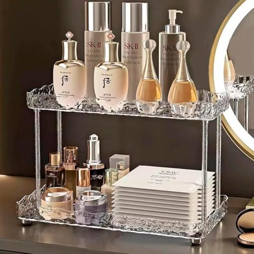 Organizador de Maquiagem Mesa Bancada Closet Cosméticos Perfumes ...