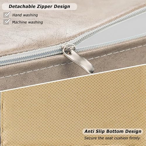 Coussins de banc de jardin lavables pour assise inconfortable de terrasse - 4