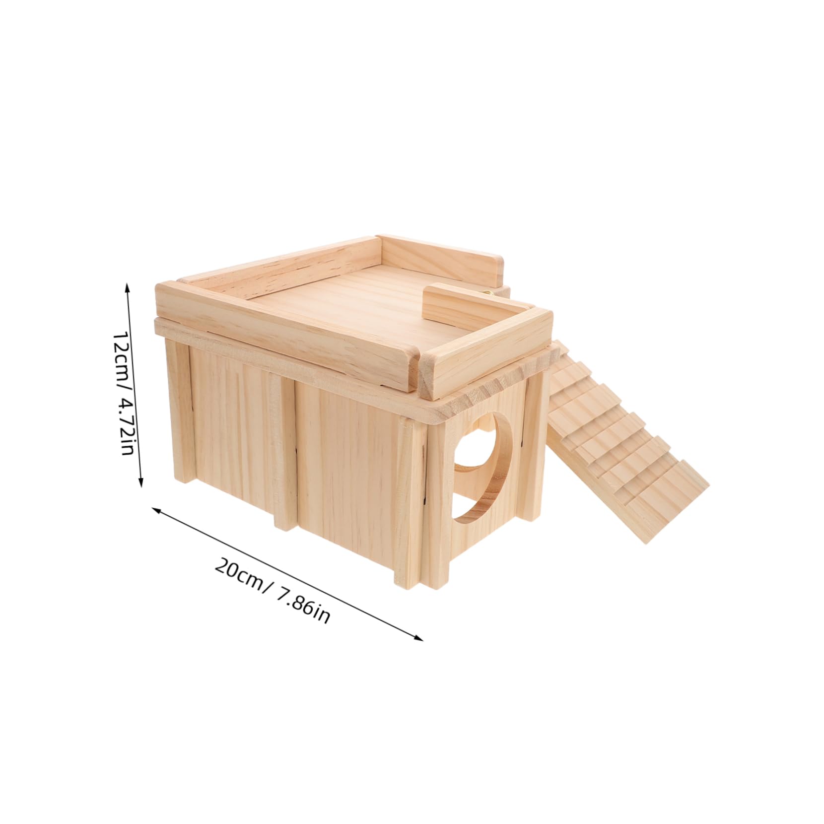 Hábitat Reptil de Madera con Escalable y Plataforma para Espacioso para Dragones Barbudos Desmontable para Limpieza Fácil para Terrarios y Recintos Reptiles
