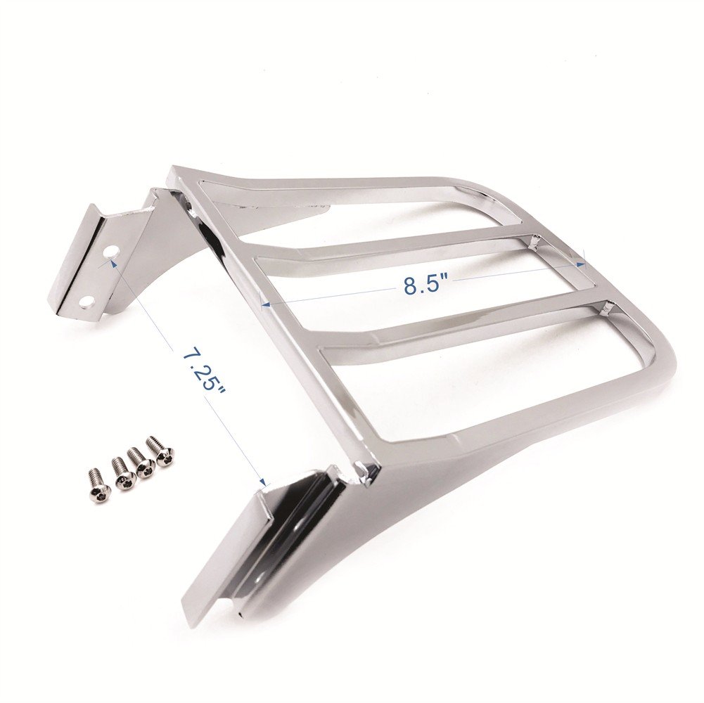 Amazon.com: XKH- Skull Chrome Detachable Sissy Bar Backrest
