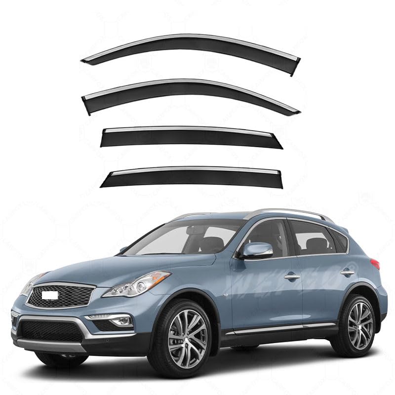 Deflectores de aire Infiniti QX50 2014-2018 viseras de lluvia para ventanilla