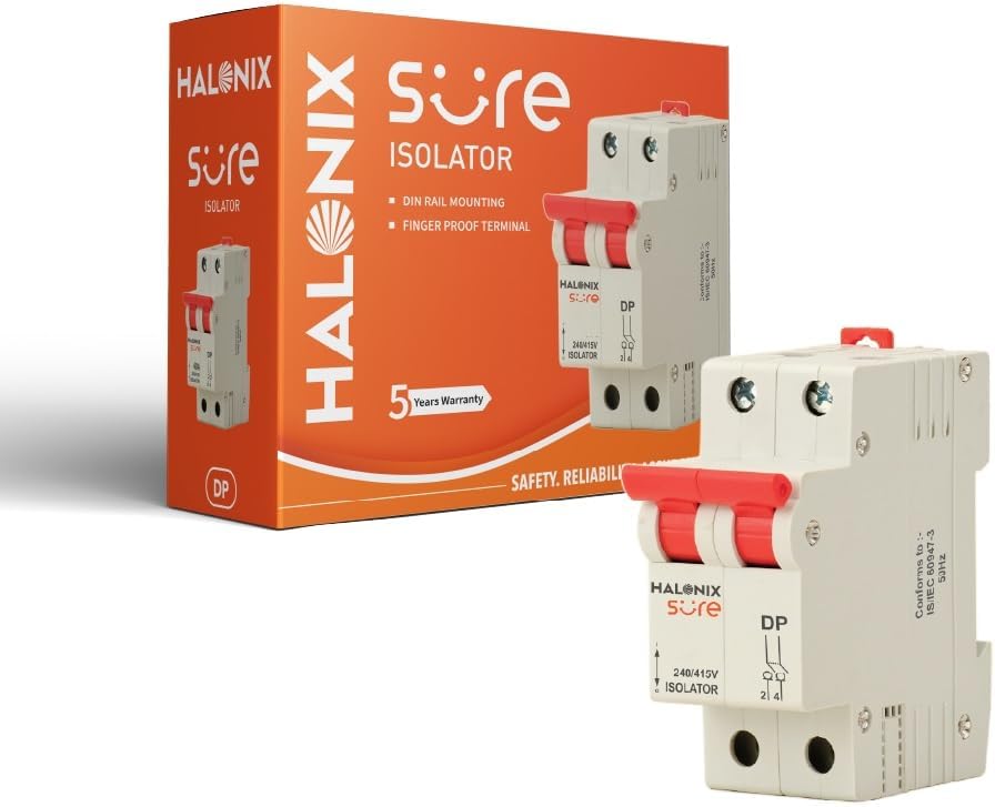 Halonix Sûre Isolator 63A Double Pole