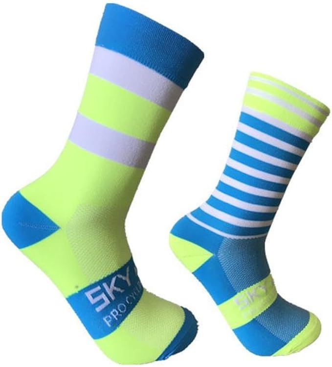left and right sports socks