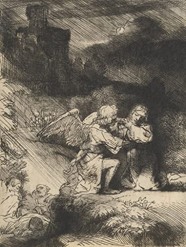 Poster L'agonie dans le jardin Rembrandt pour décoration murale salon