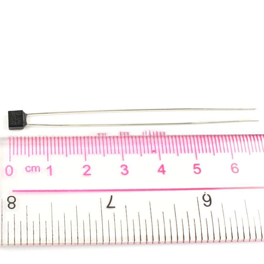 Generic 100 Pcs Thermal Fuse Cutoff TF 130 Degree 250V 1A A4-1A-F