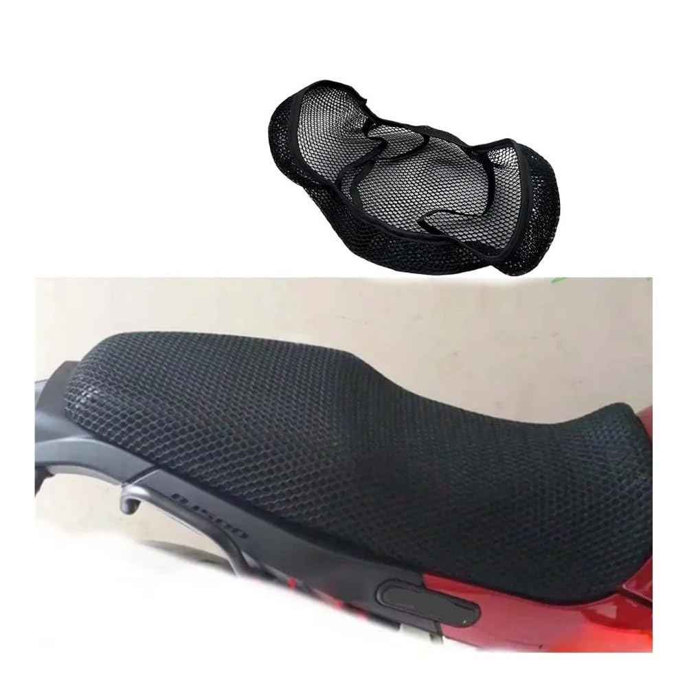 Cuscino Sella per BJ500 Moto Mesh Traspirante Sella Cuscino Protezione Antiscivolo Coprisedile