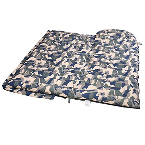 Saco de dormir Lioobo para acampar duplo saco de dormir para caminhadas, mochilão, atividades ao ar