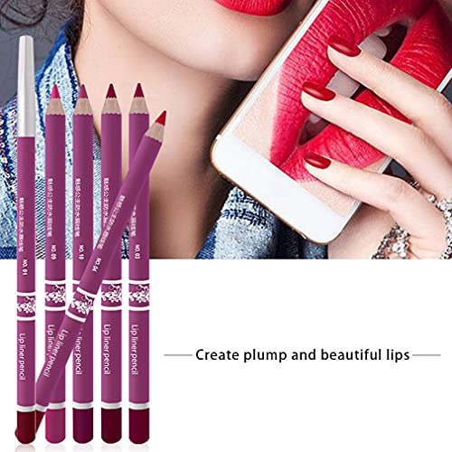 Lip Liner Pen Make-up Make-up Lipstick Pen Waterdicht Niet-markerend Lippotlood Mode 5801-2#5801 - Image 4