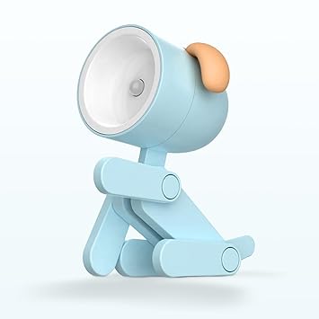 Party Propz Cute Puppy Night lamp for Kids - Mini Dog Night Lamp with Adjustable Phone Stand | Gifts for Kids Table Lamp | Desk Lamps for Study | Study Lamp for Students | Desk Lamp Cute | Study Lamps