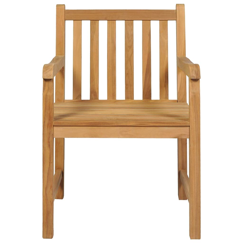 Set di 7 mobili da giardino in legno di teak massiccio, 180 x 90 cm, con 6 sedie, per terrazza, balcone e veranda, resistente alle intemperie, robusto, per sala da pranzo e lounge